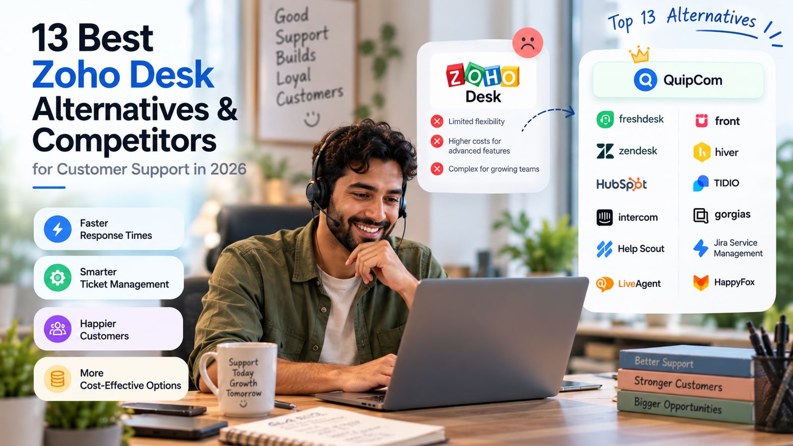 13 Best Zoho Desk Alternatives & Competitors for Customer Support in 2026