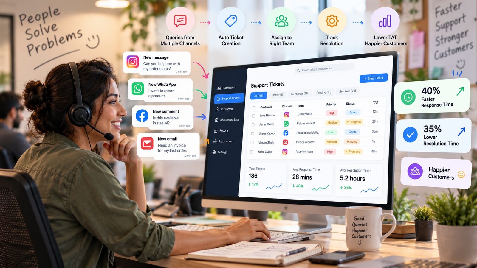How a Service CRM Benefits Your Customer Support Team and Reduces TAT